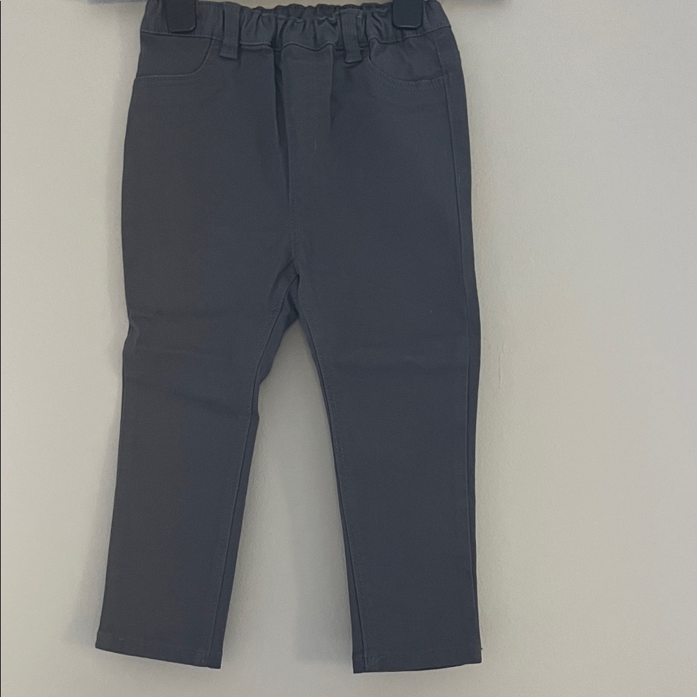 H&M Gray Twill Pants 4T